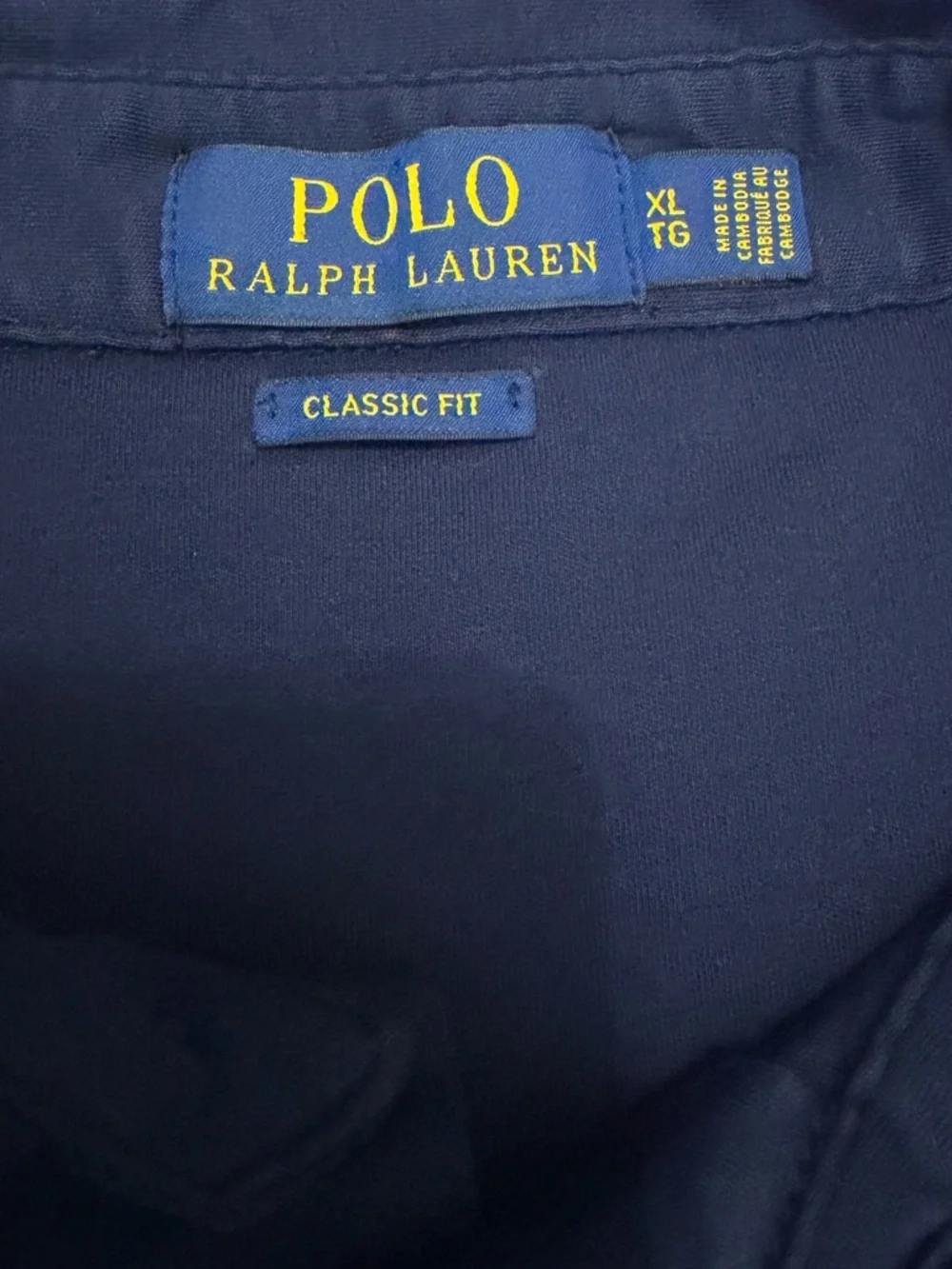 Ralph Lauren Men’s Classic Fit Soft Cotton Navy Polo Shirt XL